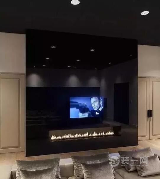 时尚电视背景墙装修案例