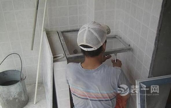 阳台洗衣池洗手台装修搭建全过程
